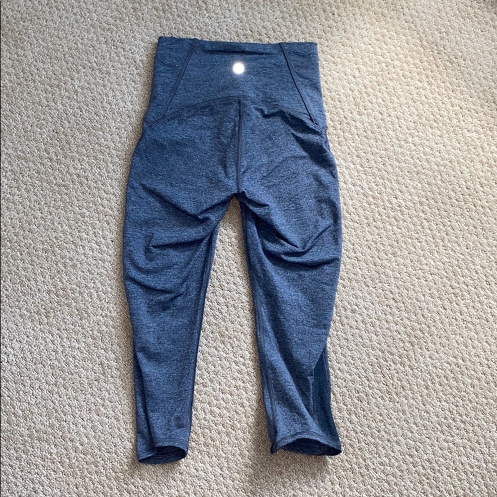gray lulu lemon leggings size 2